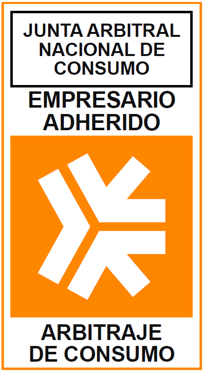 Sello de empresa adherida a la Junta Arbitral Nacional de Consumo